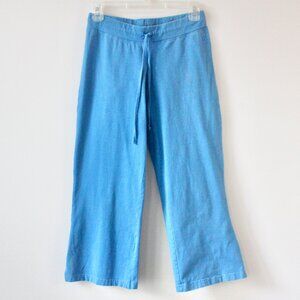 Patagonia Water Girl Organic Cotton Blue Adjustable Drawstring Pants Extra Small